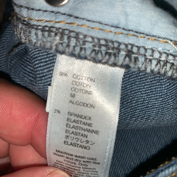 EUC Gap Slim Straight Cropped Jeans Size 26. - Picture 6 of 8